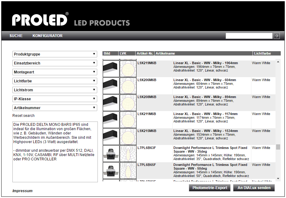 PROLED LINK PLUG-IN DIALUX